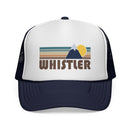 Whistler, Canada Retro Mountains Trucker Hat - Vintage Style Whistler Cap-3