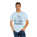 Montana Graphic Tee - Mountain Illustration Montana T Shirt-17