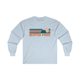 Winter Park, Colorado Long Sleeve Shirt - Retro Unisex Winter Park Long Sleeve Tee