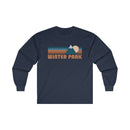 Winter Park, Colorado Long Sleeve Shirt - Retro Unisex Winter Park Long Sleeve Tee-8