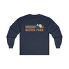 Winter Park, Colorado Long Sleeve Shirt - Retro Unisex Winter Park Long Sleeve Tee