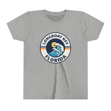 Buy athletic-heather Longboat Key, Florida Youth T-Shirt - Kids Longboat Key Shirt