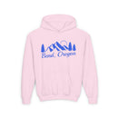 Retro Bend, Oregon Youth Hoodie - Mountain Bend, Oregon Kids Sweatshirt, Cute Bend, Oregon Children's Pullover-5
