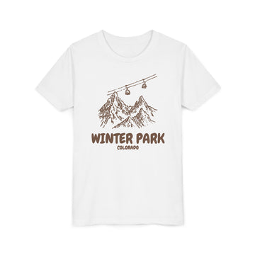 Winter Park, Colorado Youth T-Shirt — Vintage Gondola Ski Mountain Tee - 0