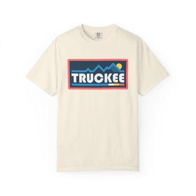 Truckee, California Graphic Tee, Comfort Colors Retro Mountain Unisex Truckee T shirt - 0