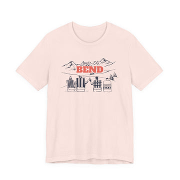 Buy soft-pink Bend, Oregon Après-ski T-Shirt - Vintage Mountain Graphic Tee