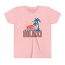 Biloxi, Mississippi Youth Shirt - Retro Palm Tree Biloxi Kid's T-Shirt-3