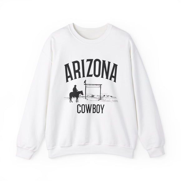 Arizona Sweatshirt - Mountain Cowboy Graphic Crewneck