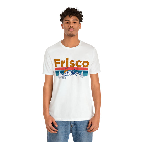Frisco, Colorado Shirt - Mountain Sunset Unisex Frisco T-Shirt