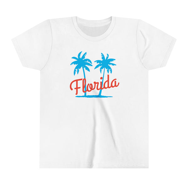Florida Youth Shirt - Retro Palm Tree Florida Kid's T-Shirt