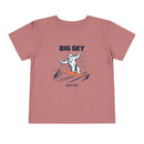 Big Sky, Montana Yeti Snowboard Toddler Tee-3