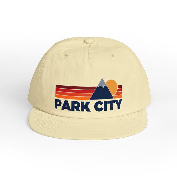 Park City, Utah Mountain Surf Cap | Retro Light Weight Cap