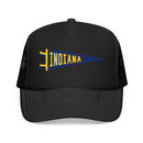 Indiana Pennant Trucker Hat — Retro Flag Foam Cap-2