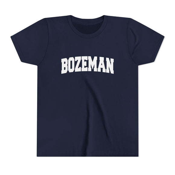 Bozeman, Montana Youth Graphic Tee - Kids Bozeman T Shirt