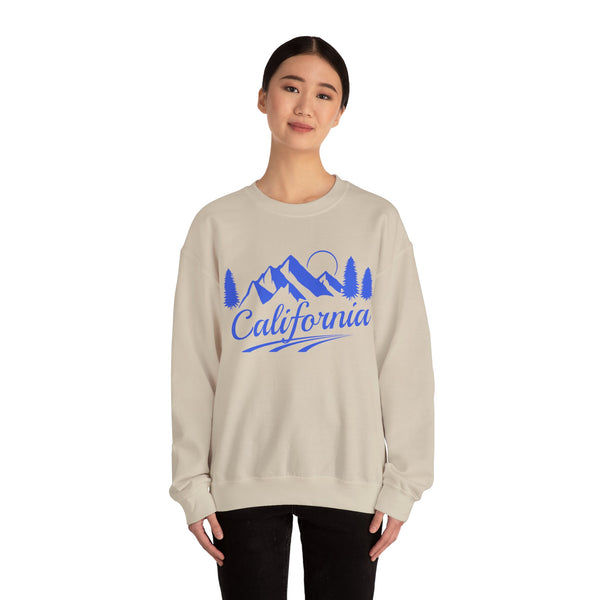 California Sweatshirt - Unisex Mountain California Sweatshirt