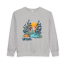 Utah Toddler Sweatshirt - Utah Toddler Crewneck Sweatshirt-2