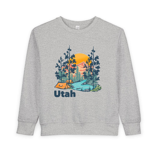 Utah Toddler Sweatshirt - Utah Toddler Crewneck Sweatshirt