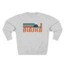 Premium Alaska Retro Mountain Graphic Sweatshirt-2
