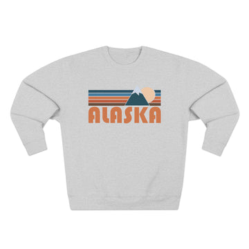 Premium Alaska Retro Mountain Graphic Sweatshirt - 0