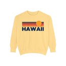 Hawaii Sunset Stripes Sweatshirt | Comfort Colors - 100% Cotton-1