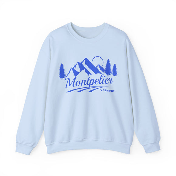 Montpelier, Vermont Sweatshirt - Unisex Mountain Montpelier Sweatshirt