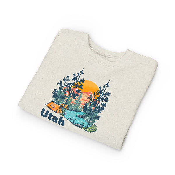 Utah Toddler Sweatshirt - Utah Toddler Crewneck Sweatshirt