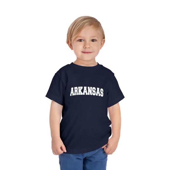 Arkansas Toddler Graphic Tee - Kids Arkansas Vacation Shirt