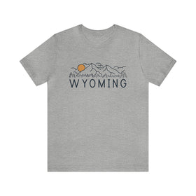 Wyoming T-Shirt - Retro Unisex Wyoming Shirt