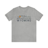 Wyoming T-Shirt - Retro Unisex Wyoming Shirt