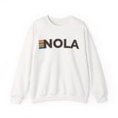 New Orleans, Louisiana NOLA Retro Stripe Sweatshirt-1