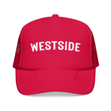 Buy red Westside Trucker Hat - Foam Westside Cap