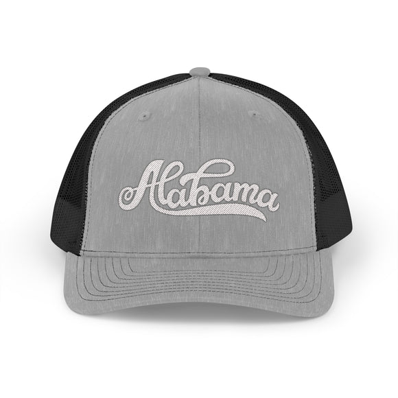 Alabama Snapback Trucker Cap - Embroidered Alabama Hat