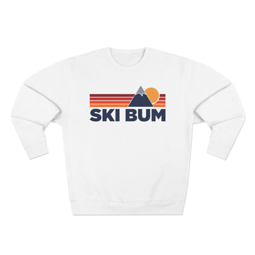 Premium Ski Bum Mountain Lines Graphic Sweatshirt - 0