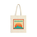 Colorado Tote Bag, Cotton Canvas Tote Bag, Reusable Shopping Bag, Eco-Friendly Tote, Colorado Gift-1