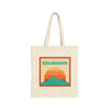 Colorado Tote Bag, Cotton Canvas Tote Bag, Reusable Shopping Bag, Eco-Friendly Tote, Colorado Gift