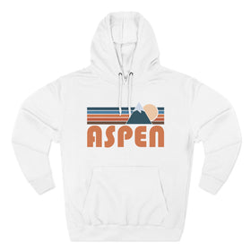 Aspen, Colorado Hoodie - Retro Mountain Unisex Sweatshirt - 0