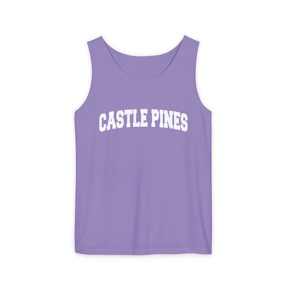 Castle Pine, Colorado Tank Top Unisex | Comfort Colors - 100% Cotton