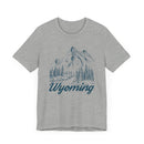 Wyoming Graphic Tee - Mountain Illustration Wyoming T Shirt-20