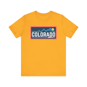Buy gold Colorado T Shirt - Retro Graphic Colorado Tee
