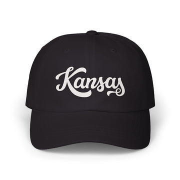 Kansas Dad Hat - Embroidered Kansas Classic Dad Cap - 0