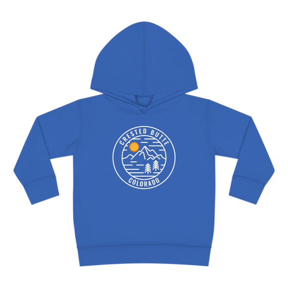 Crested Butte, Colorado Toddler Hoodie - Unisex Crested Butte Toddler Sweatshirt