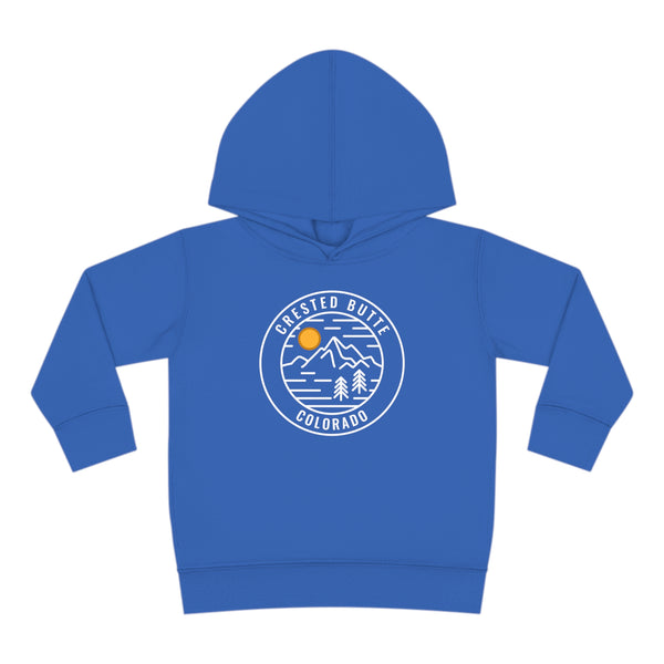 Crested Butte, Colorado Toddler Hoodie - Unisex Crested Butte Toddler Sweatshirt