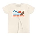 Crested Butte, Colorado Youth Graphic Tee - Kids Crested Butte T Shirt-2
