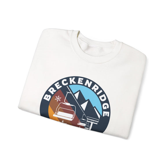 Breckenridge, Colorado Sweatshirt - Ski Lift Breckenridge Crewneck Sweatshirt