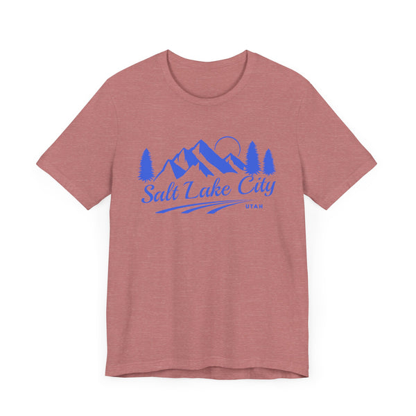 Salt Lake City, Utah T-Shirt - Retro Mountain Unisex Salt Lake City Shirt