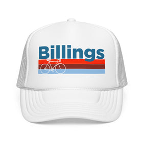 Billings, Montana Trucker Hat - Foam Billings Bike Cap - 0