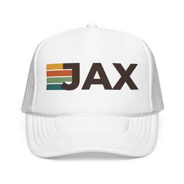 Buy white Jacksonville, Florida Trucker Hat - JAX retro cap
