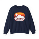 Denver, Colorado Sweatshirt - Unisex Retro Ombre Crewneck Denver Sweatshirt-3