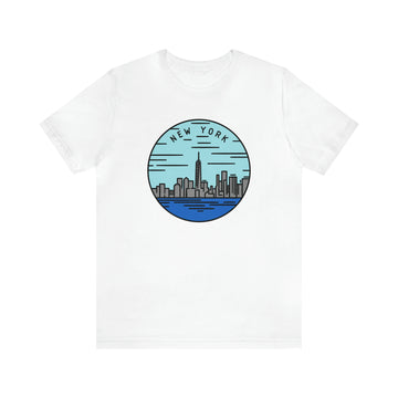 Buy white New York T-Shirt - Unisex New York Shirt