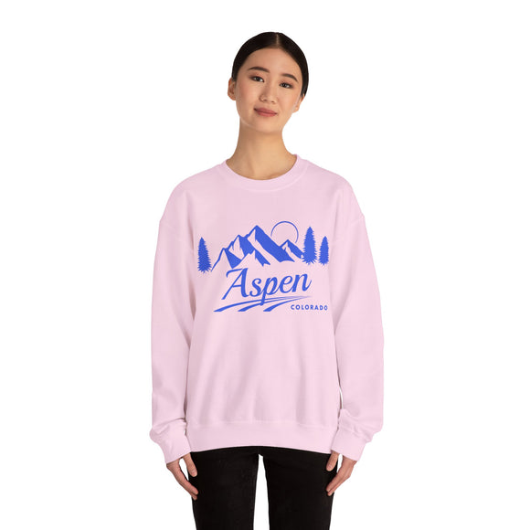 Aspen, Colorado Sweatshirt - Unisex Mountain Aspen Sweatshirt